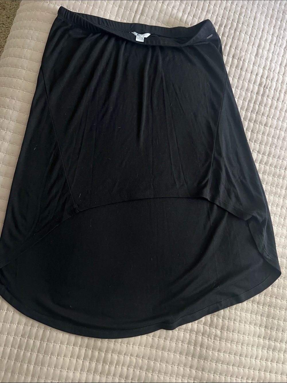 Volcom Black High-Low Knit Skirt